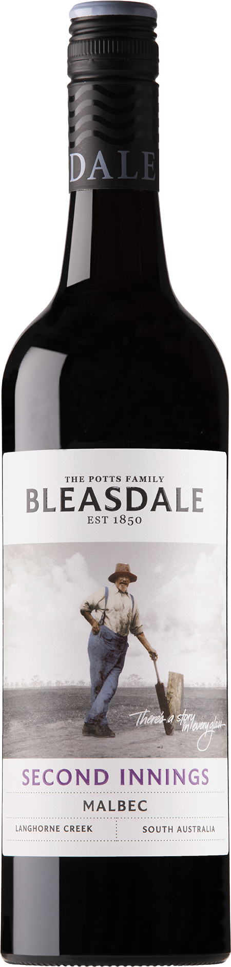 Bleasdale Vineyards Second Innings Malbec 2023 bottle — Langhorne Creek